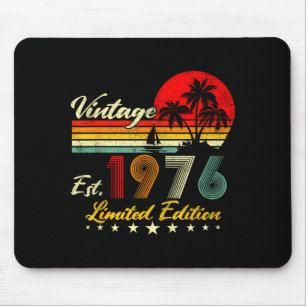 Vintage 1976 Limited Edition 50th Birthday 50 Year Mouse Pad