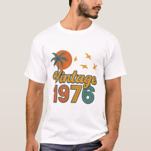 Vintage 1976 Limited Edition Men Women Birthday T-Shirt