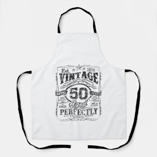 Vintage 1976 Limited Edition Shirt 50 Year Old 50t Apron