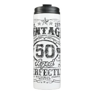 Vintage 1976 Limited Edition Shirt 50 Year Old 50t Thermal Tumbler