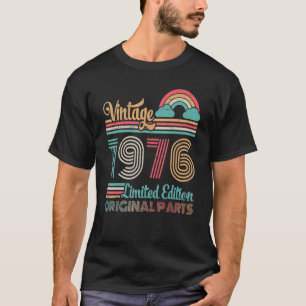 Vintage 1976 Ltd Edition Original Parts 46 Years M T-Shirt