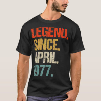 vintage 1977 46th birthday retro 46 years old T-Shirt
