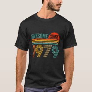Vintage 1979   43 Years Old Men And Women 43th Bir T-Shirt