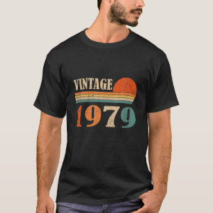 Vintage 1979 Funny 43 Years Old Kids Men Women 43R T-Shirt