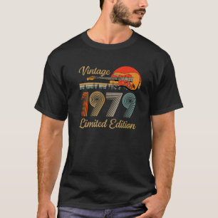 Vintage 1979 T S For Men Women Guitar Lover 43 Yea T-Shirt