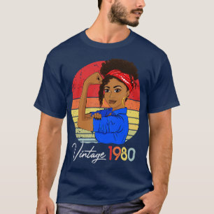 Vintage 1980 41st Birthday 41 Year Old Bday Born I T-Shirt