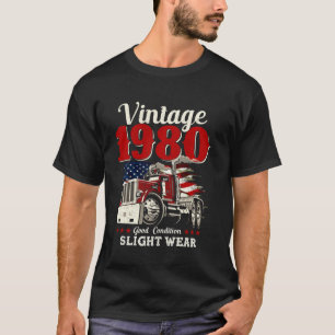 Vintage 1980 42nd Birthday Trucker 42 Years Old Tr T-Shirt