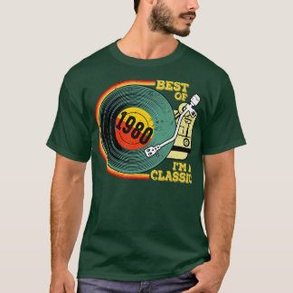 Vintage 1980 Birthday Shirt Im Classic Birthday Sh
