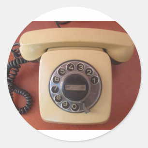 Vintage 1980s India Telephone Nostalgia sticker