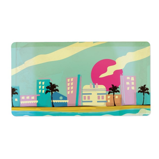 Vintage 1980s Miami Poster (Front)