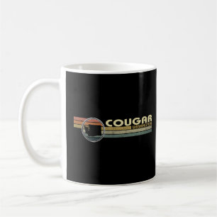 Vintage 1980s Style COUGAR, WA Coffee Mug