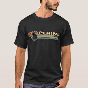 Vintage 1980s Style PLAINS, GA T-Shirt