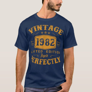 Vintage 1982 40 Year Old Gifts 40th Birthday  T-Shirt