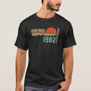 Vintage 1982, 40Th Birthday Gift, Retro Limited Ed T-Shirt