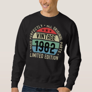 Vintage 1982  40th Birthday Original Parts Sweatshirt