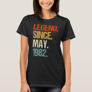 vintage 1982 41st birthday retro 41 years old   T-Shirt