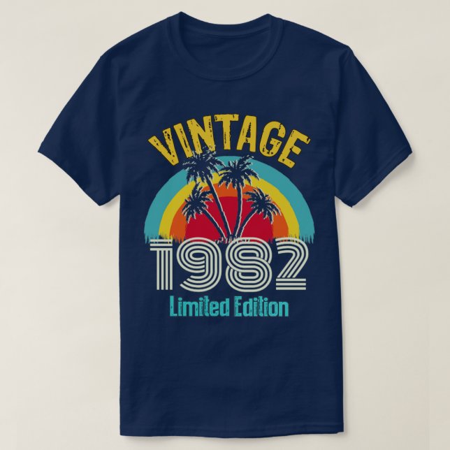 Vintage 1982 limited edition3 T-Shirt (Design Front)