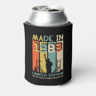 Vintage 1983, 40th Birthday Can Cooler