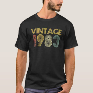 Vintage 1983 Made In 1983 39th Birthday 39 Year T-Shirt