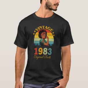 Vintage 1983 Made In 1983 40th Birthday  40 Year O T-Shirt