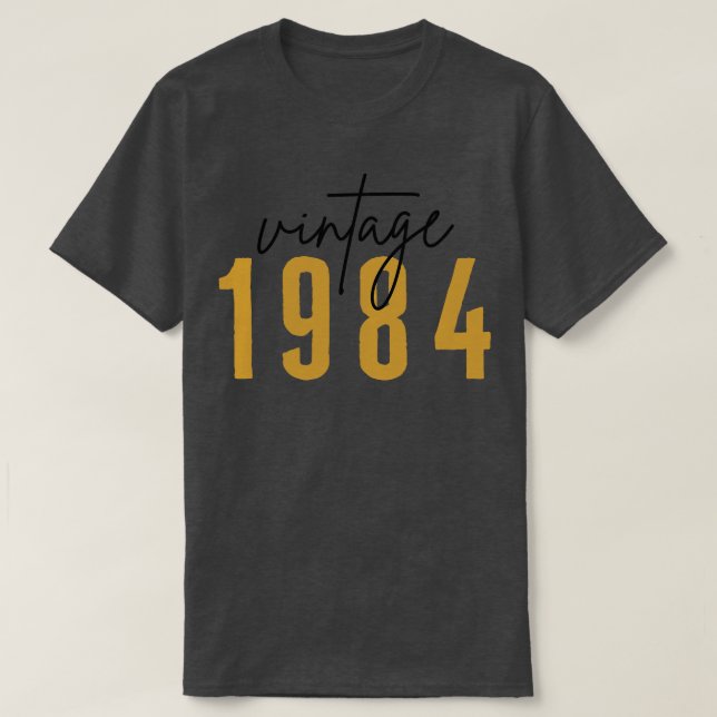 Vintage 1984 25 T-Shirt (Design Front)