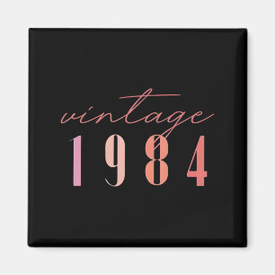 Vintage 1984 40th Birthday Party Outfits 40 Years Magnet