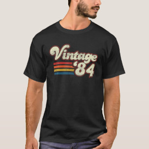 Vintage 1984 Birthday Funny Retro 40th Bday 40 T-Shirt