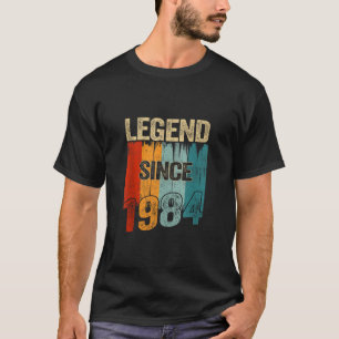 Vintage 1984 legend Since 1984 40th Birthday Gift T-Shirt