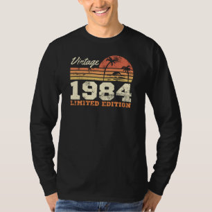 Vintage 1984 Limited Edition 40th Birthday T-Shirt