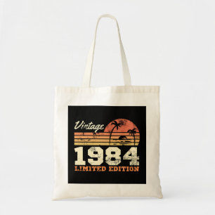 Vintage 1984 Limited Edition 40th Birthday Tote Bag