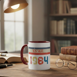 Vintage 1984 Retro Birthday Coffee Mug