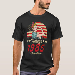 Vintage 1985  1985 37th B Day 37 Years Old T-Shirt