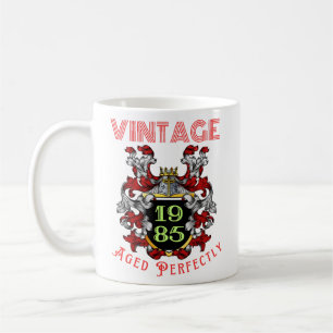 Vintage 1985 Aged Perfectly Coffee Mug