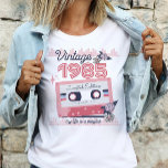 Vintage 1985 Limited Edition Music Cassette Retro T-Shirt<br><div class="desc">Vintage 1985 Limited Edition Music Cassette Retro T-shirt. Our Retro Vintage Limited Edition t-shirt will bring lots of positivity to your days. Choose the colour that best suits you and purchase one to wear yourself or give to a loved one for their Birthday, as a Christmas gift of just because...</div>
