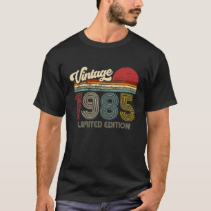 Vintage 1985 Retro Style Birthday Limited Edition T-Shirt
