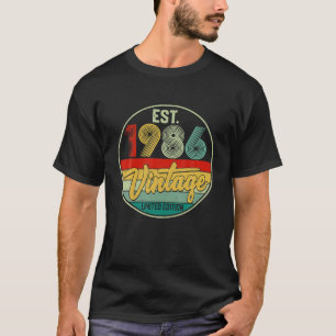 Vintage 1986 36th Birthday Decorations Men Women T-Shirt