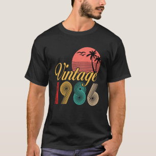 Vintage 1986 36th Birthday For Men Women Made In 1 T-Shirt