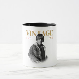 Vintage 1986 Birthday Mug, Personalised Retro Year Mug