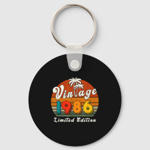 Vintage 1986 Limited Edition 40 Years Birthday For Key Ring