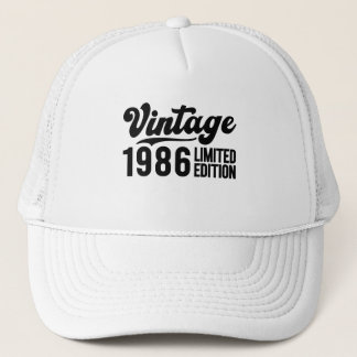 Vintage 1986 Limited Edition T-Shirt Trucker Hat