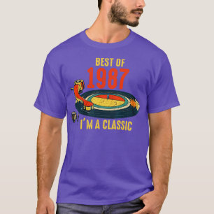 Vintage 1987 Birthday Best Of 1987 Im A Classic Vi T-Shirt
