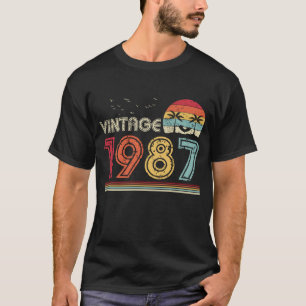 Vintage 1987 Limited Edition 36th Birthday Gift T-Shirt