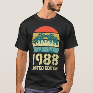 Vintage 1988 Birthday  for Men  1988 Birthday T-Shirt