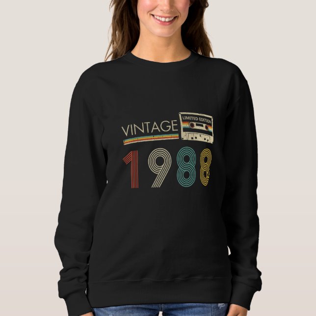 Vintage 1988  Cassette Sweatshirt (Front)