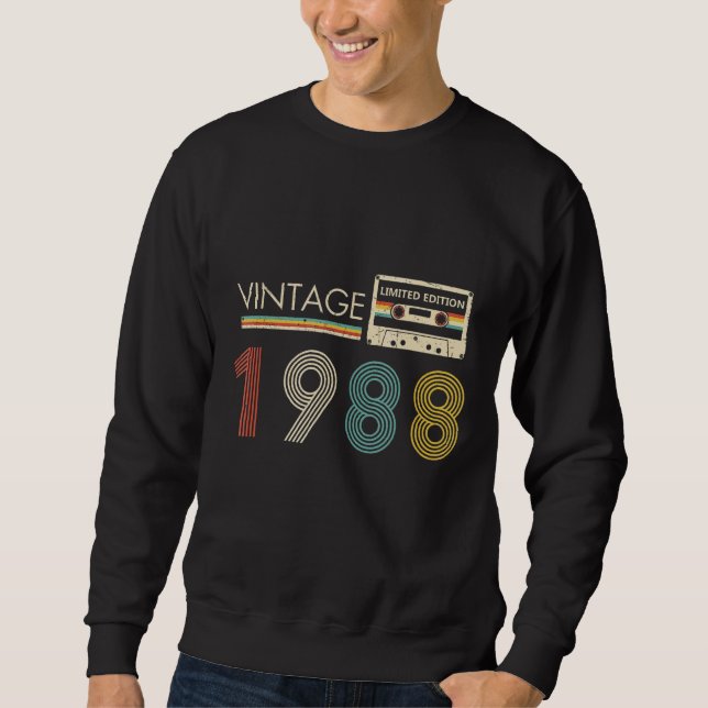 Vintage 1988  Cassette Sweatshirt (Front)