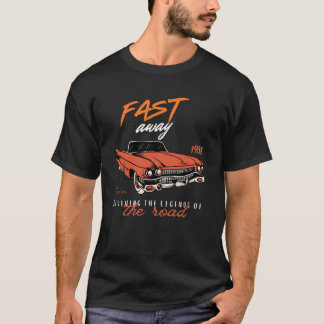 Vintage 1988 Fast Car Graphic T-Shirt Design