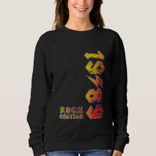 Vintage 1989 Rock Edition Retro Music Lovers Gift Sweatshirt