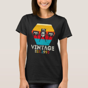 Vintage 1990 31st Birthday Cassette Tape For Men W T-Shirt
