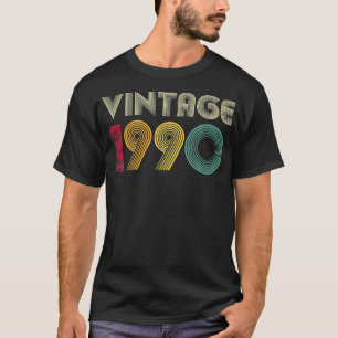 Vintage 1990 Men Women 32 Years Old 32nd Birthday  T-Shirt