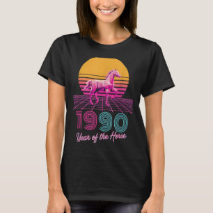 Vintage 1990 Year Of The Horse Lunar Rider Cny Zod T-Shirt